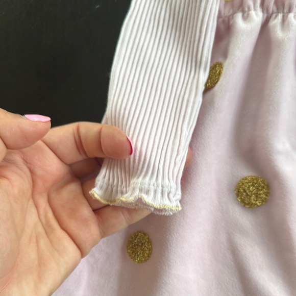 Mud Pie Pink Dress with Gold Accents - Picture 4 of 4